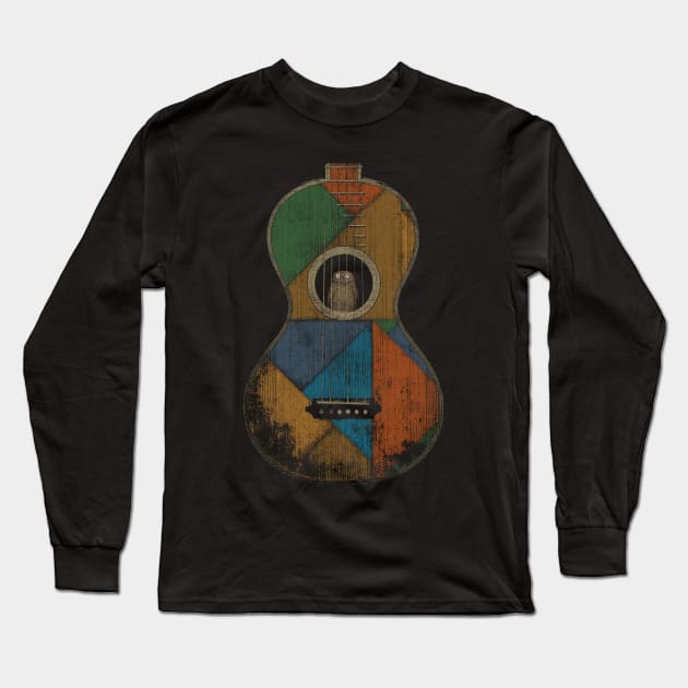 Guitar Long Sleeve T-Shirt by bulografik